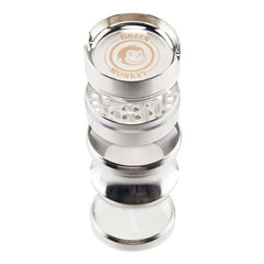 Green Monkey Grinder - Chacma 4pc with Ashtray - 63mm - Discreet Smoker