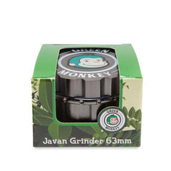 Green Monkey Grinder - Javan 4pc - 63mm - Discreet Smoker
