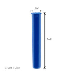 Loud Lock Blunt Tubes - 118mm - 1000ct - Blue - Discreet Smoker