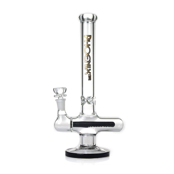 PHOENIX STAR 12 INCH PERCOLATOR BONG WITH INLINE PERC, Black