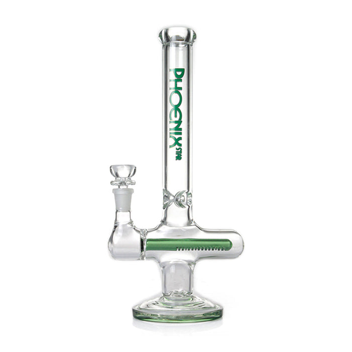 PHOENIX STAR 12 INCH PERCOLATOR BONG WITH INLINE PERC, Green