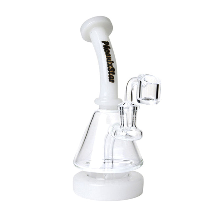 PHOENIX STAR 7 INCHES DAB RIG WITH 14MM QUARTZ BANGER, White