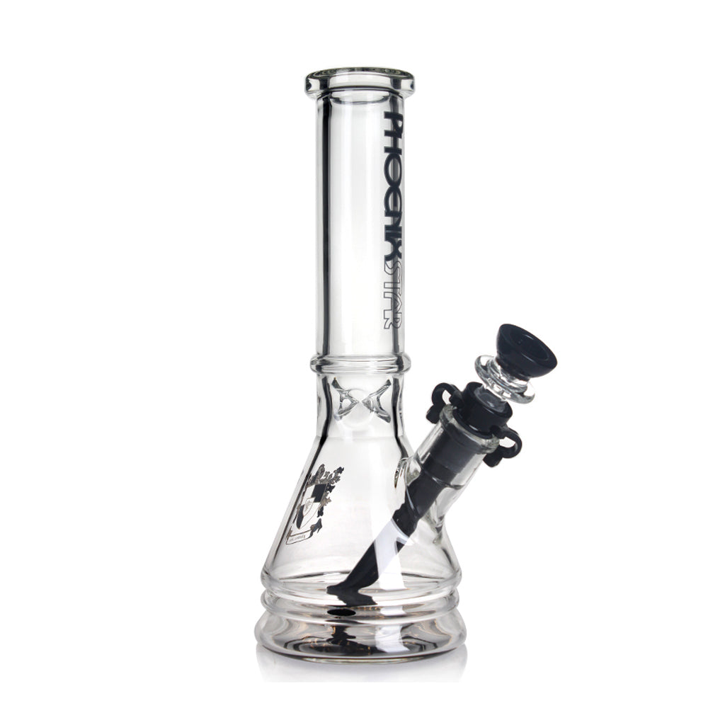 PHOENIX STAR NEW DESIGN BEAKER BONG 10 INCHES - Discreet Smoker