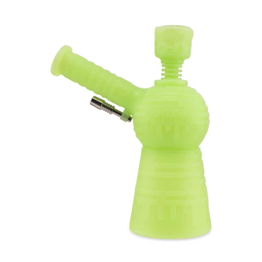 Ooze Blaster Silicone Glass 4-in-1 Hybrid Water Pipe and Dab Straw