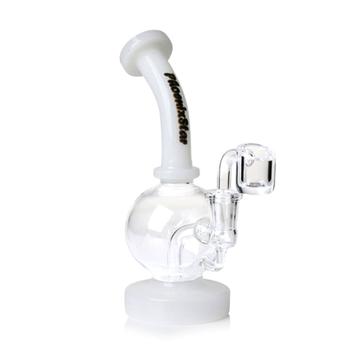 PHOENIX STAR 7 INCH SHORTY BALL RIG WITH INSERT PERC, White