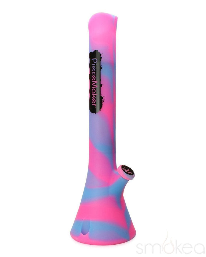 Piecemaker Kahuna 2' Silicone Bong, Kotton Kandy