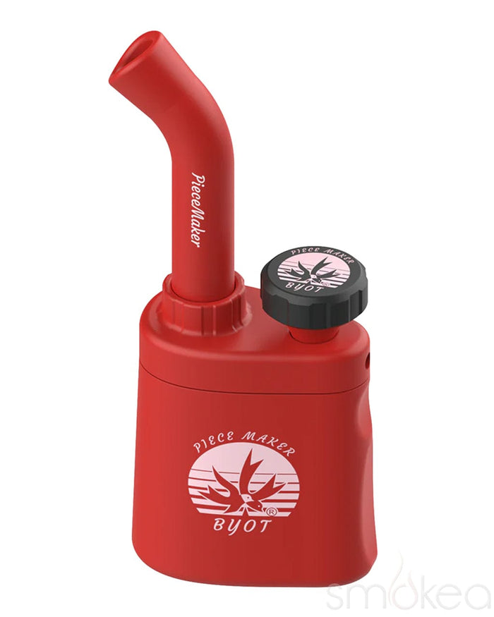 Piecemaker Klutch Silicone Bubbler, Macaw Red