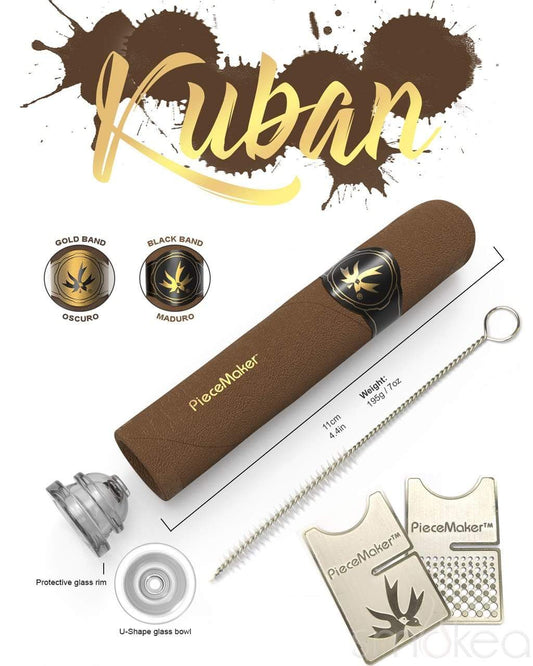 Piecemaker Kuban Silicone Cigar Pipe - Discreet Smoker