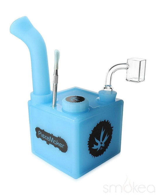 Piecemaker Kube Silicone Dab Rig - Discreet Smoker