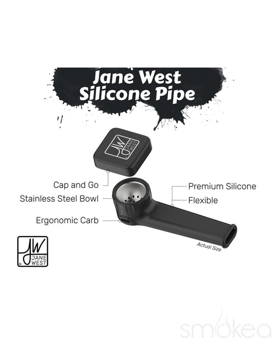Piecemaker x Jane West Karma Silicone Pipe - Discreet Smoker