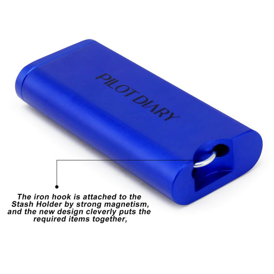 Metal Dugout Magnetic Rotating Lid - Discreet Smoker