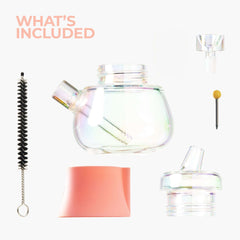 The Bubbler Iridescent - Bubblegum - Discreet Smoker