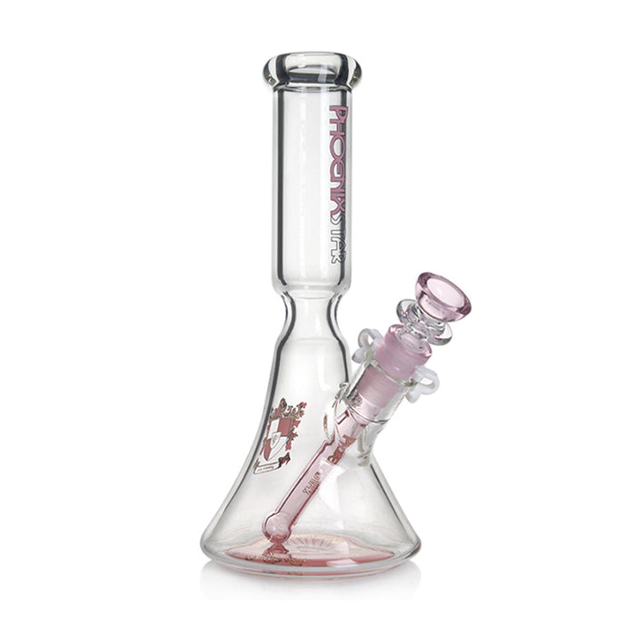 PHOENIX STAR 10 INCHES BEAKER BONG, Pink