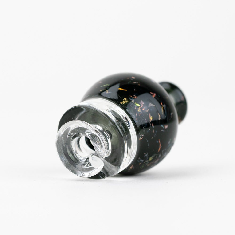 Empire Glassworks Puffco Pivot Glass Mouthpiece - Black Nebula - Discreet Smoker