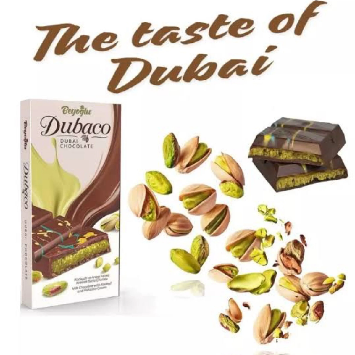 Dubaco Dubai Chocolate 200g (TURKEY) - Discreet Smoker