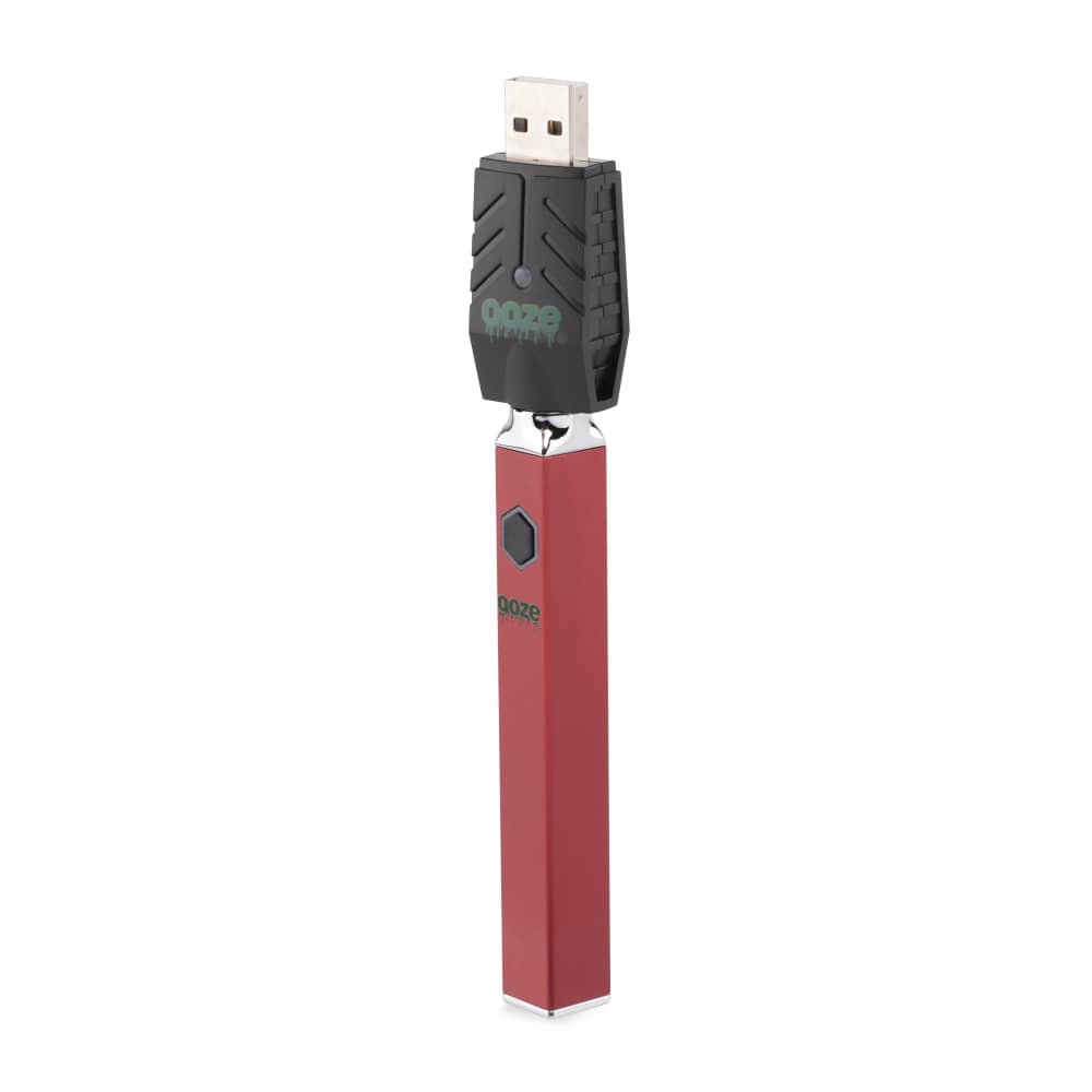 Ooze Quad 510 Thread 500 mAh Square Vape Pen Battery - Discreet Smoker