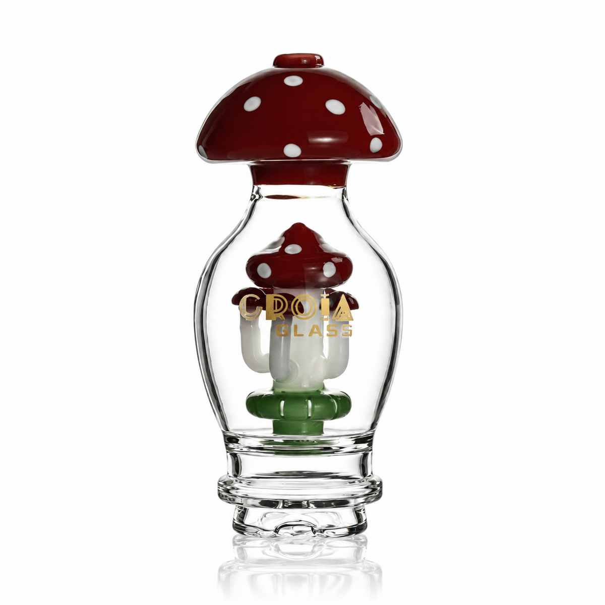 6" Mushroom Cluster Perc Glass Attachment for Puffco Peak & Peak Pro | Croia Glass