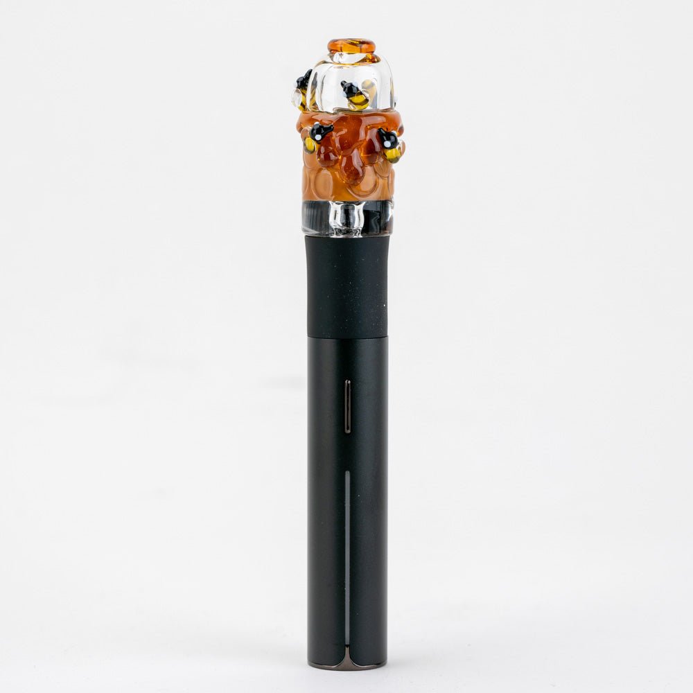 Empire Glassworks Puffco Pivot Glass Mouthpiece - Save the Bees - Discreet Smoker
