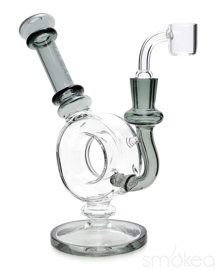 Pulsar 6.25" Donut Dab Rig, Transparent Black