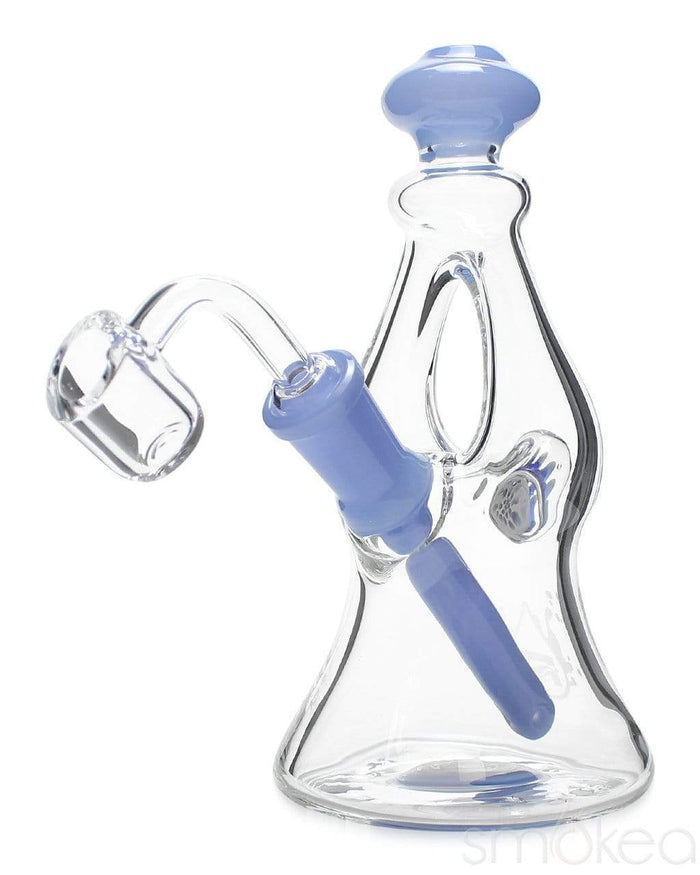 Pulsar 6.5" Dual Airflow Candy Rig, Opaque Blue