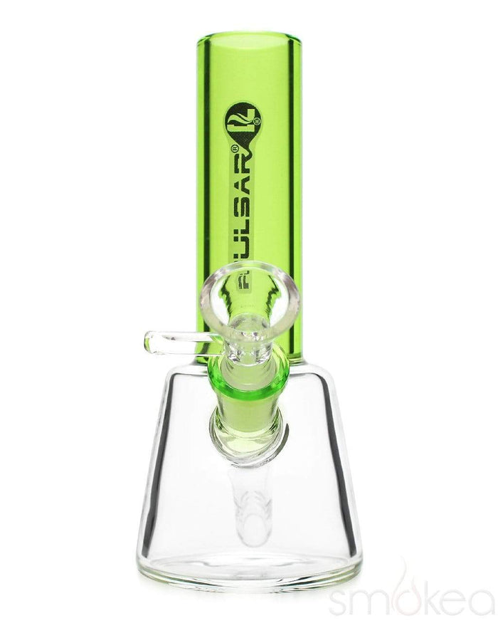Pulsar 6.5" Solidity Bong, Transparent Green