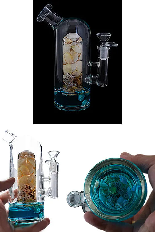 Fun Capsule Rig Glass Water Pipe - Discreet Smoker