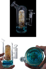Fun Capsule Rig Glass Water Pipe - Discreet Smoker