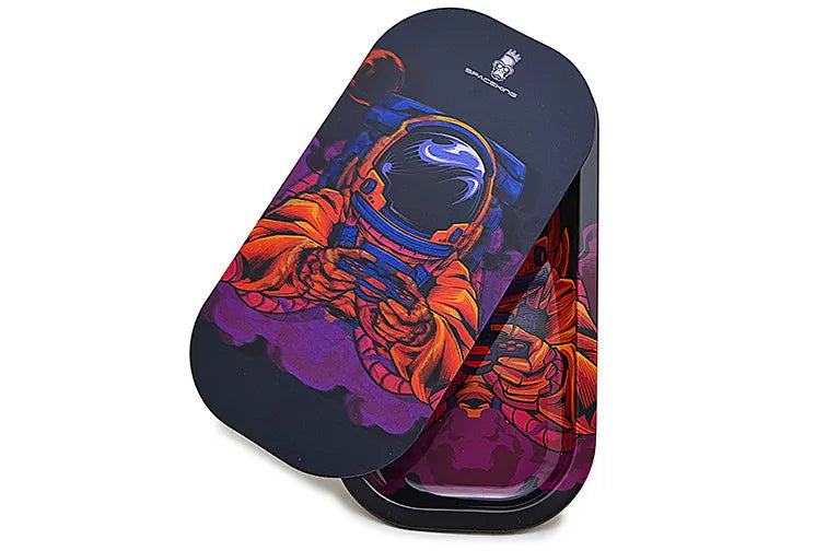 Space King 3D Holographic Slim Tray Kit (5 Designs) - Discreet Smoker