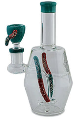 Space King Gummy Worms Water Pipe - Discreet Smoker