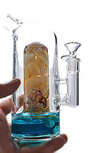 Fun Capsule Rig Glass Water Pipe - Discreet Smoker