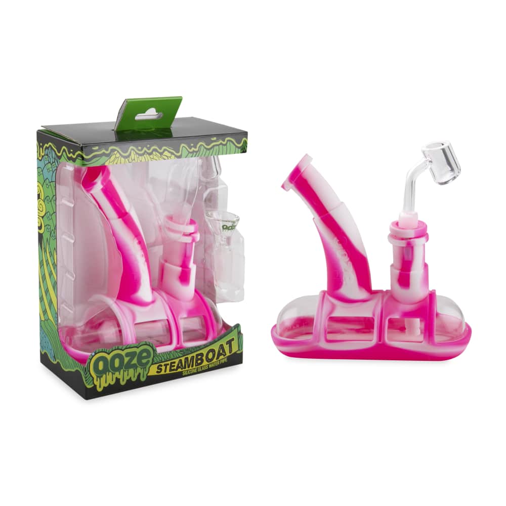 Ooze Steamboat Silicone Bubbler - Discreet Smoker