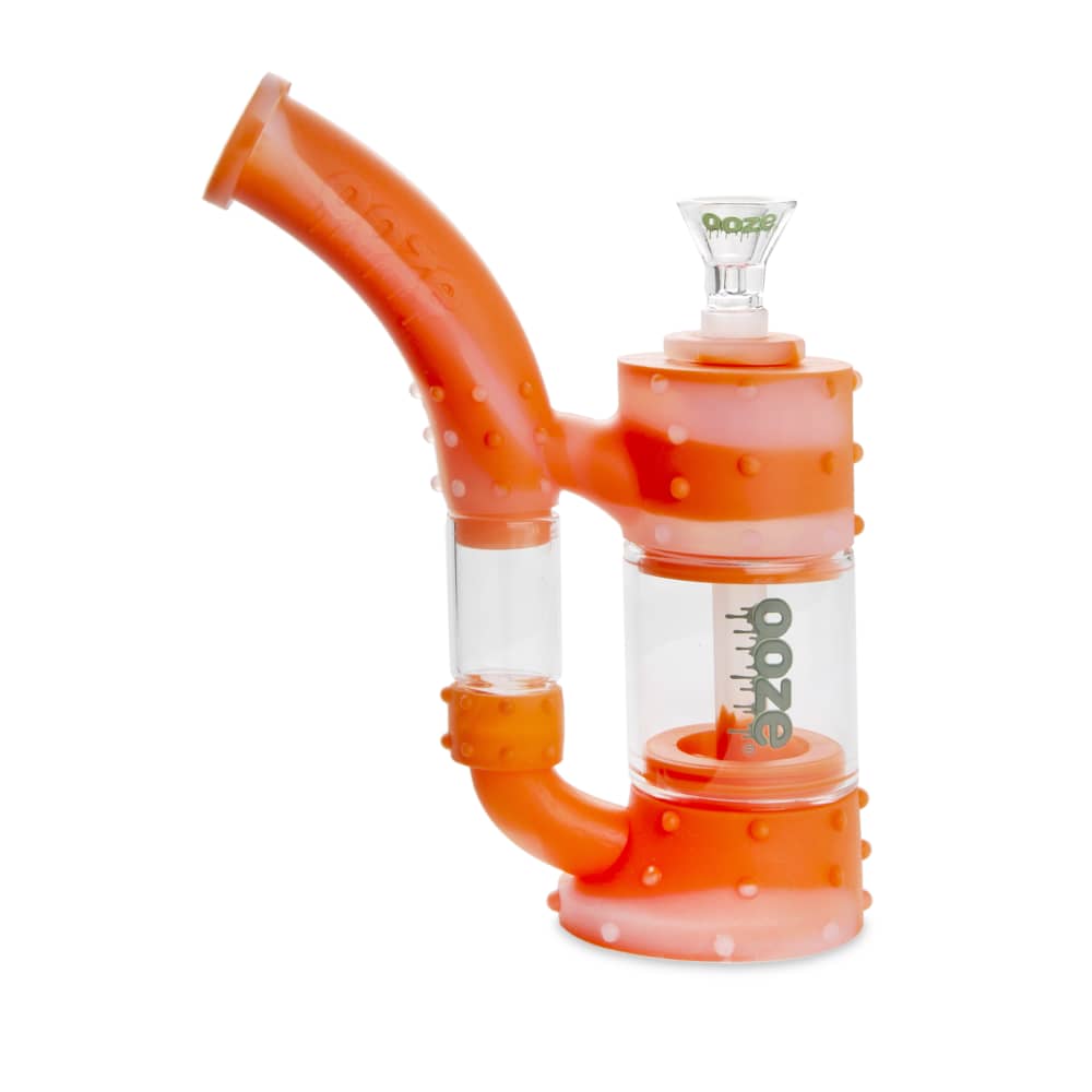 Ooze Stack Pipe Silicone Bubbler - Discreet Smoker