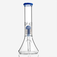 11-inch Glass Beaker Bong with Tree Perc - Discreet Smoker