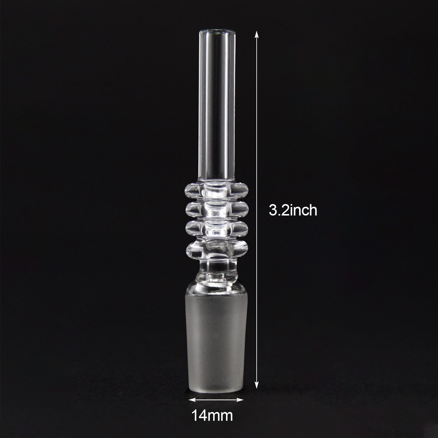 Nectar Collector Glass Tip 14mm 2PCS - Discreet Smoker