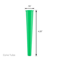 King Size Blunt Tubes Plastic Airtight Smell Proof Joint Container Waterproof Cone Storage Pop Top Vials - 600 Count - Discreet Smoker