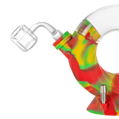 Ooze Ozone Silicone Water Pipe and Dab Straw - Discreet Smoker