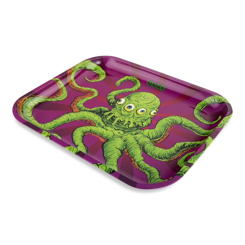 Ooze Rolling Tray - Metal - Large - Discreet Smoker