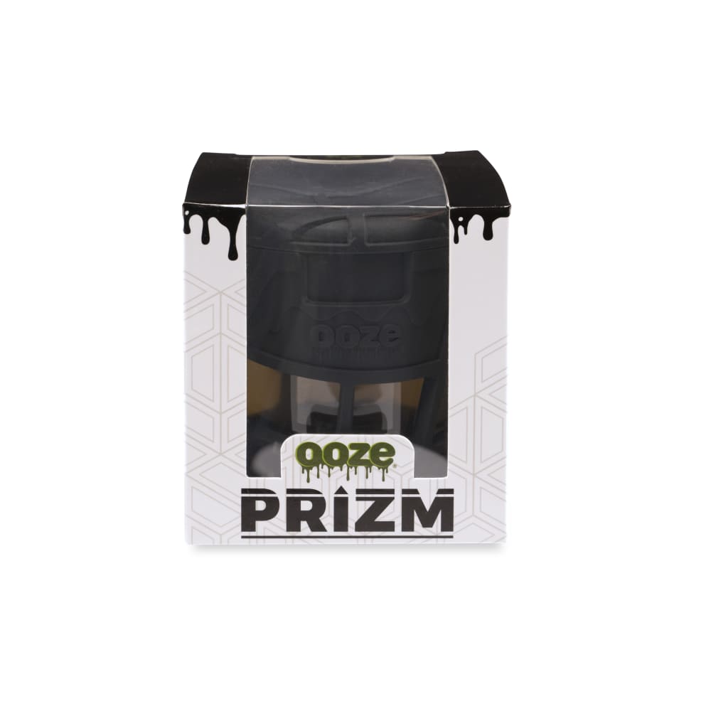 Ooze Prizm Silicone-Wrapped Glass Stash Jar - Discreet Smoker