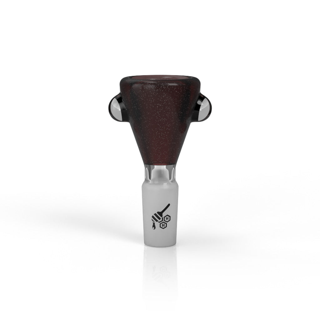 DICHRO SPOTTED GALAXY FLOWER BOWL - Discreet Smoker