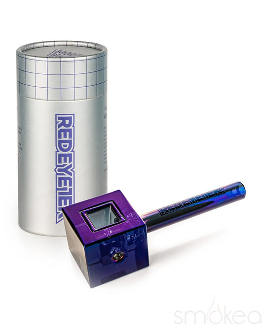 Red Eye Tek 4.5" Terminator Infinity Bowl Square Hand Pipe - Discreet Smoker