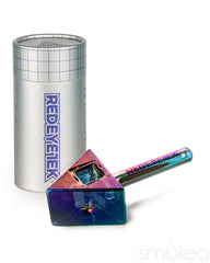 Red Eye Tek 4.5" Terminator Infinity Bowl Triangle Hand Pipe - Discreet Smoker