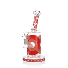Retro Scientific Bong with Matrix Perc | Croia Glass - Discreet Smoker