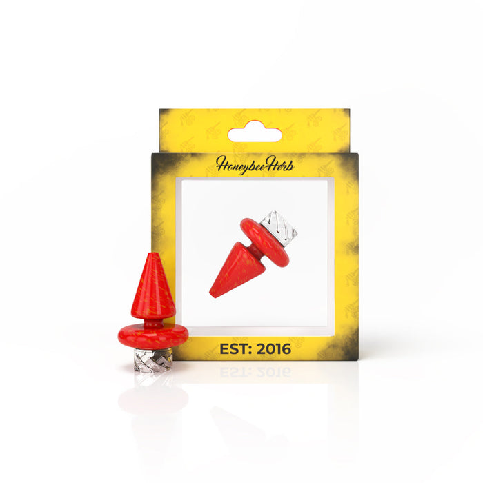 TRIANGLE SPINNER CARB CAP, Red