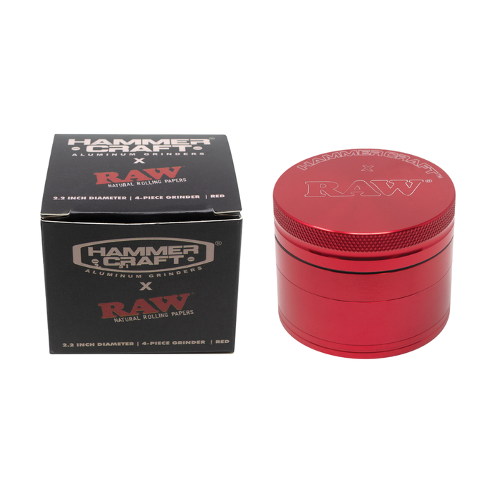 Hammercraft x RAW 2.2" Grinder, Red