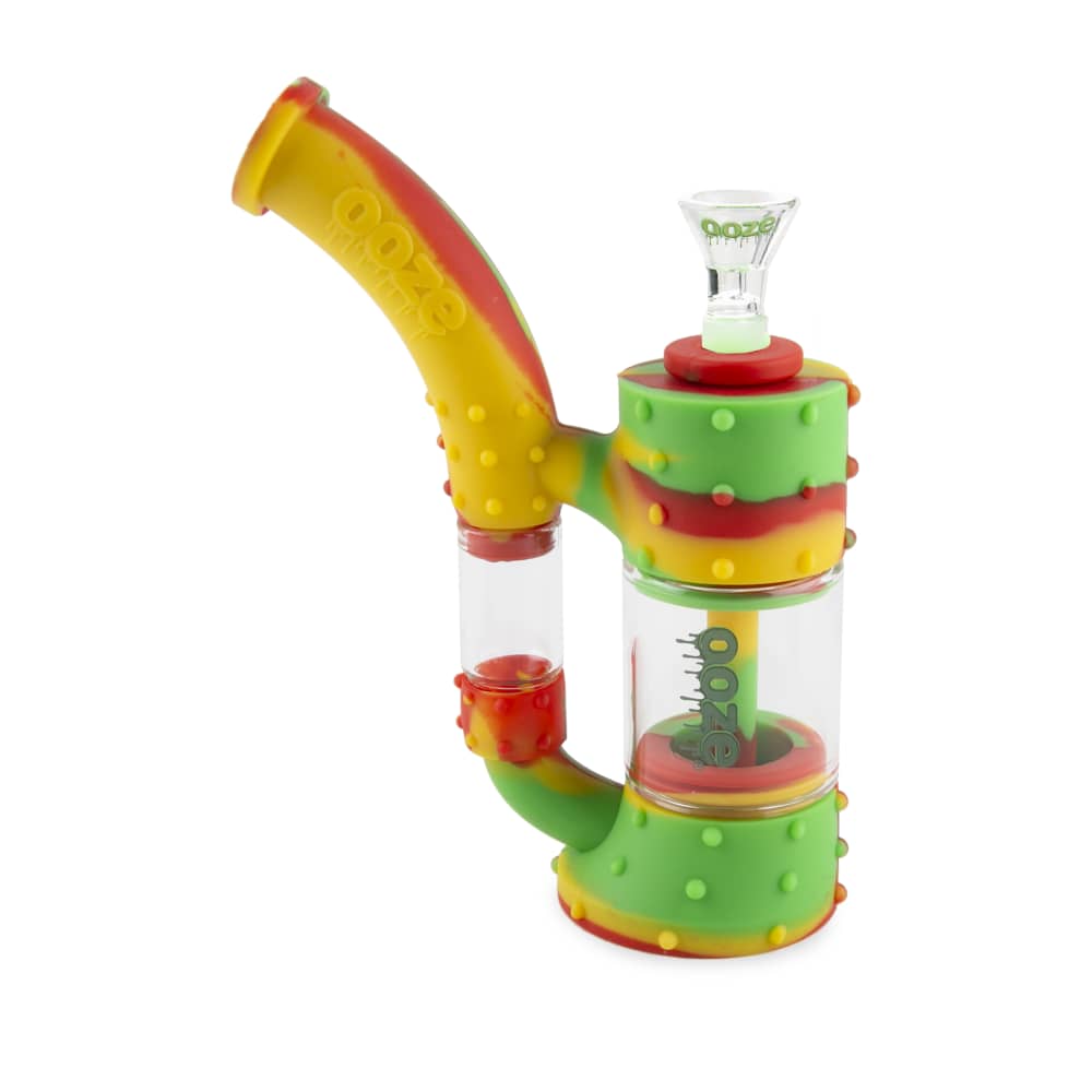Ooze Stack Pipe Silicone Bubbler - Discreet Smoker