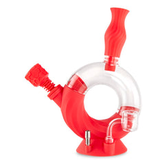 Ooze Ozone Silicone Water Pipe and Dab Straw - Discreet Smoker