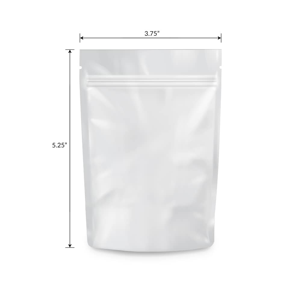 Loud Lock 1/8 Ounce Mylar Smell Proof Vacuum Seal Bags - 1,000 Count - Discreet Smoker