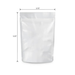 Loud Lock 1/8 Ounce Mylar Smell Proof Vacuum Seal Bags - 1,000 Count - Discreet Smoker