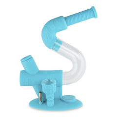 Ooze Swerve Silicone Water Pipe - Discreet Smoker