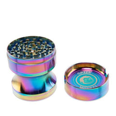 Green Monkey Grinder - Chacma 4pc with Ashtray - 63mm - Discreet Smoker